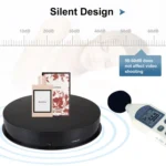 PULUZ 30cm USB Electric Rotating Turntable Display Stand Video Shooting Props Turntable for Photography, Load 10-20kg - Image 6