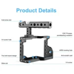 PULUZ Video Camera Cage Stabilizer with Handle for Sony A6600 / ILCE-6600 - Image 4