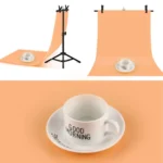 67cm T-Shape Photo Studio Background Support Stand Backdrop Crossbar Bracket with Clips, No Backdrop - Image 5