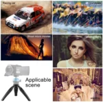 PULUZ Simple Mini ABS Desktop Tripod Mount with 1/4 inch Screw for DSLR & Digital Cameras, Working Height: 9cm - Image 7