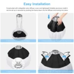 PULUZ 65cm Foldable Lantern Softbox SpeedLite Flash Light Foldable Diffuser - Image 6