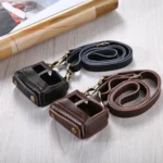 PULUZ for GoPro HERO7 Black /6 /5 Litchi Texture Genuine Leather Housing Case with Set Key Hole & Neck Strap & 52mm UV Lens - Image 2