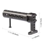 PULUZ Handheld Video Stabilizer Top Handle with 3 Cold Shoes Mount for Camera Cage - Image 2