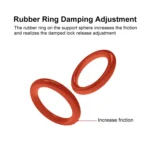 PULUZ Magic Arm Bracket Mount 1/4 inch Ball Head Magic Arm - Image 3