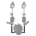 PULUZ Dual Handles Aluminium Alloy Tray Stabilizer for Underwater Camera Housings - Image 7