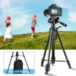 PULUZ Aluminum Selfie Live Tripod Mount with Three-dimensional Head & Phone Clamp - Image 8