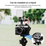 PULUZ Video Camera Cage Filmmaking Rig with Handle for Sony Alpha 7C / ILCE-7C / A7C - Image 7