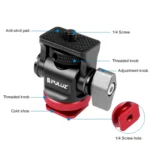 PULUZ Mini 180 Degree Swing Tripod Ball Head Cold Shoe Mount Adapter - Image 3