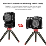 For Canon EOS R7 PULUZ Metal Camera Cage Stabilizer Rig - Image 5