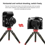 For Canon EOS R10 PULUZ Metal Camera Cage Stabilizer Rig - Image 5