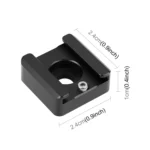 PULUZ Expand Cold Shoe Mount Adapter Microphone Flash Light Aluminum Alloy Holder Bracket - Image 2