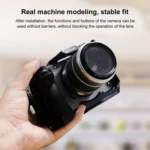 For Sony ILME-FX30 / FX3 PULUZ Metal Camera Cage Stabilizer Rig with NOTA Slider - Image 6