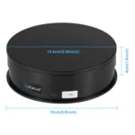 PULUZ 15cm Adjusting Speed Rotating Turntable Display Stand, Load: 3kg - Image 2