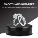 PULUZ 15cm Adjusting Speed Rotating Turntable Display Stand, Load: 3kg - Image 9