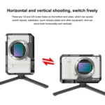 For Sony ZV-E1 PULUZ Aluminum Alloy Camera Cage Stabilizer - Image 6