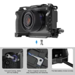 For  Sony A6700 PULUZ Metal Camera Cage Stabilizer Rig - Image 7