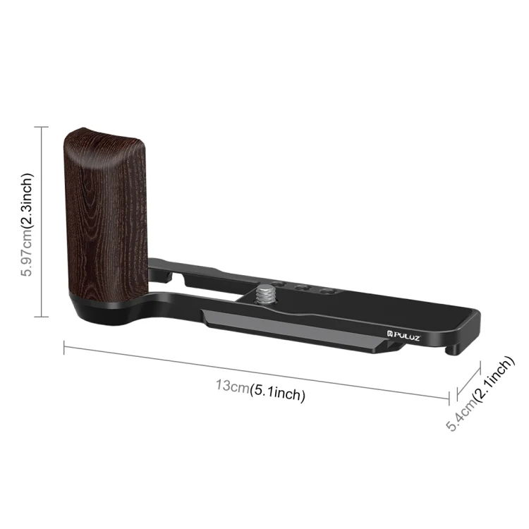 PU3124B_2.webp For Fujifilm X100VI PULUZ 1/4 inch Vertical Shoot Quick Release L Plate Bracket Base Holder - Image 3