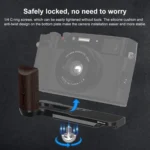 For Fujifilm X100VI PULUZ 1/4 inch Vertical Shoot Quick Release L Plate Bracket Base Holder - Image 7