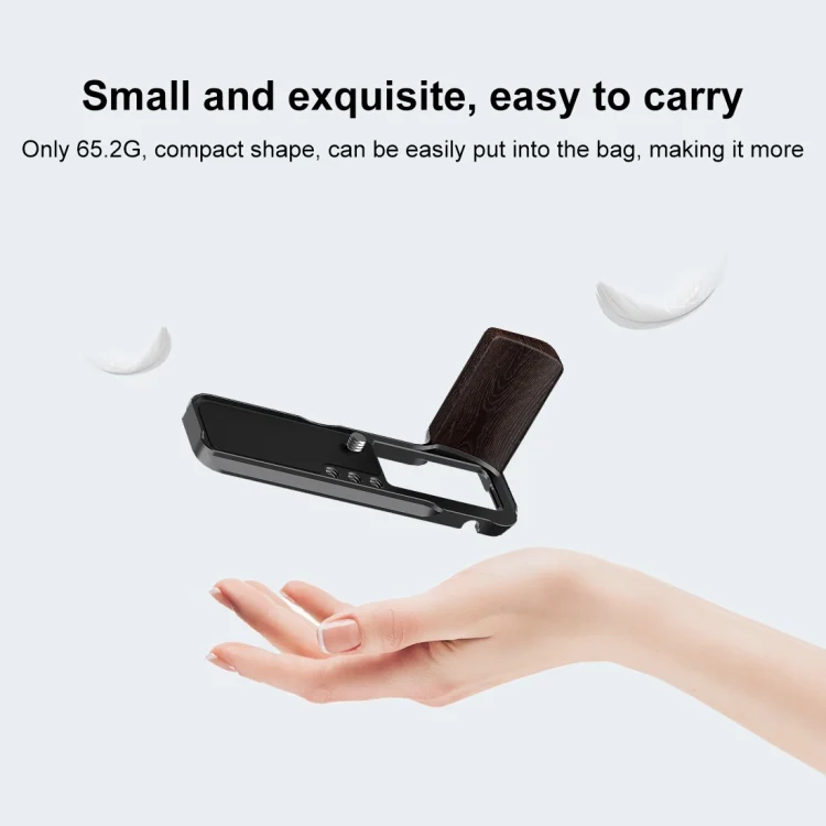 PU3124B_7.webp For Fujifilm X100VI PULUZ 1/4 inch Vertical Shoot Quick Release L Plate Bracket Base Holder - Image 8
