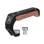 PULUZ Arri Metal Wood Wooden Top Handle with Cold Shoe Mount for Mirrorless Camera Cage Stabilizer - Image 2