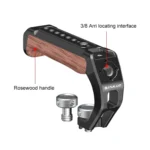PULUZ Arri Metal Wood Wooden Top Handle with Cold Shoe Mount for Mirrorless Camera Cage Stabilizer - Image 5