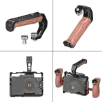 PULUZ Arri Metal Wood Wooden Top Handle with Cold Shoe Mount for Mirrorless Camera Cage Stabilizer - Image 8