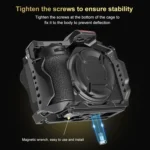 For Nikon Z6 III PULUZ Metal Camera Cage Stabilizer Rig - Image 6