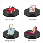 PULUZ 30cm Adjusting Speed Rotating Turntable Display Stand, Load 10-15kg, EU Plug - Image 7