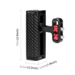PULUZ Universal Camera Metal Side Handle with Cold Shoe Mount for Camera Cage Stabilizer - Image 2