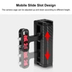 PULUZ Universal Camera Metal Side Handle with Cold Shoe Mount for Camera Cage Stabilizer - Image 4