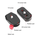 PULUZ Mini Monitor Magic Arm Quick Release Plate - Image 3