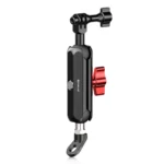 PULUZ Motorcycle Rearview Oblique CNC Metal Magic Arm Rod Mount - Image 3