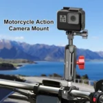 PULUZ Motorcycle Rearview Medium Clamp CNC Metal Magic Arm Rod Mount - Image 2