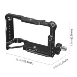 For Sony ILCE-A7CM2 / Alpha 7C II / Alpha 7CR PULUZ Metal Camera Cage Stabilizer Rig - Image 2