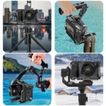 For Sony ILCE-A7CM2 / Alpha 7C II / Alpha 7CR PULUZ Metal Camera Cage Stabilizer Rig - Image 11