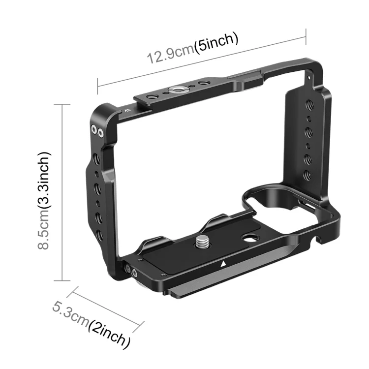 PU3219B_1.webp For Sony ZV-E10 II PULUZ Metal Camera Cage Stabilizer Rig - Image 2