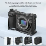 For Sony A6500 / A6400 / A6300 / A6000 PULUZ Metal Camera Cage Expansion Mount Stabilizer Rig - Image 6