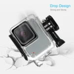 PULUZ 45m Underwater Waterproof Housing Diving Case for GoPro HERO7 Silver / HERO7 White, with Buckle Basic Mount & Screw(Transparent) - Image 12