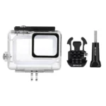 PULUZ 45m Underwater Waterproof Housing Diving Case for GoPro HERO7 Silver / HERO7 White, with Buckle Basic Mount & Screw(Transparent) - Image 5