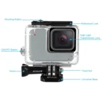 PULUZ 45m Underwater Waterproof Housing Diving Case for GoPro HERO7 Silver / HERO7 White, with Buckle Basic Mount & Screw(Transparent) - Image 6