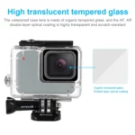 PULUZ 45m Underwater Waterproof Housing Diving Case for GoPro HERO7 Silver / HERO7 White, with Buckle Basic Mount & Screw(Transparent) - Image 9