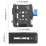 PULUZ Quick Release Clamp Adapter + Quick Release Plate for  DSLR & SLR Cameras - Image 7