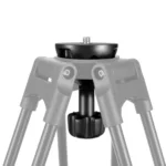 PULUZ 75mm Half Ball Flat to Bowl Adapter for Fluid Head Tripod DSLR Rig Camera, Metal Material - Image 4