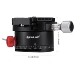 PULUZ Aluminum Alloy Panoramic Indexing Rotator Ball Head with Quick Release Plate for Camera Tripod Head - Image 3