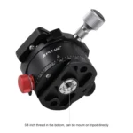 PULUZ Aluminum Alloy Panoramic Indexing Rotator Ball Head with Quick Release Plate for Camera Tripod Head - Image 6