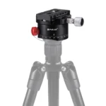 PULUZ Aluminum Alloy Panoramic Indexing Rotator Ball Head with Quick Release Plate for Camera Tripod Head - Image 9