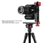 PULUZ 720 Degree Panoramic Aluminum Alloy Ball Head Quick Release Plate Kits - Image 10