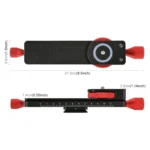 PULUZ Macro Focusing Rail Slider Close-up Shooting Tripod Head Quick Release Plate Holder - Image 3