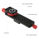 PULUZ Macro Focusing Rail Slider Close-up Shooting Tripod Head Quick Release Plate Holder - Image 4