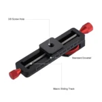 PULUZ Macro Focusing Rail Slider Close-up Shooting Tripod Head Quick Release Plate Holder - Image 5